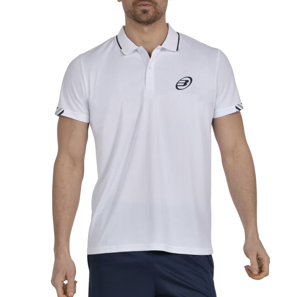 Polo Bullpadel Tasel Blanco - Esprit Padel Shop