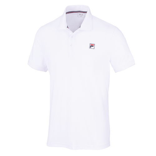 Polo Fila Hermano Blanc - Esprit Padel Shop