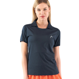 Polo Head Padel Tech Bleu Marine Femme - Esprit Padel Shop