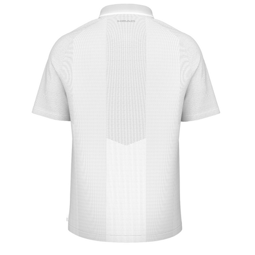 Polo Head Performance Blanc - Esprit Padel Shop