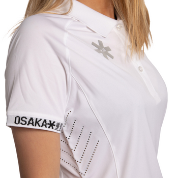 Polo Osaka Jersey Blanc Femme - Esprit Padel Shop