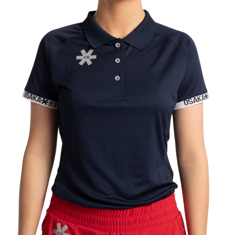 Polo Osaka Jersey Bleu Marine Femme - Esprit Padel Shop