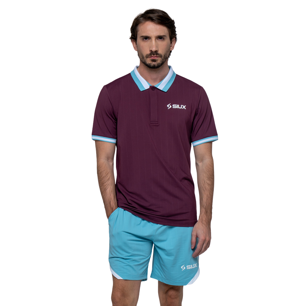 Polo Siux Apex bordô - Esprit Padel Shop