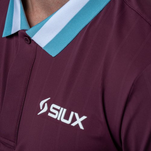 Polo Siux Apex Bordeaux - Esprit Padel Shop