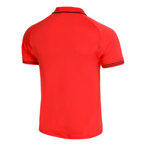 Polo Wilson Seamless Rouge Dos - Esprit Padel Shop