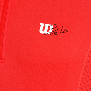 Polo Wilson Seamless Rouge Logo - Esprit Padel Shop