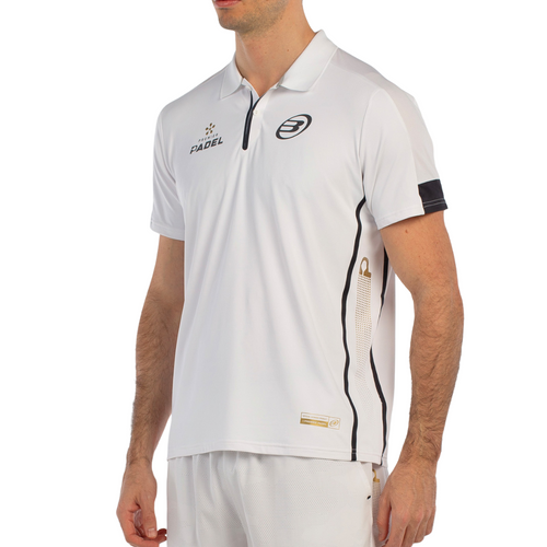 Polo Bullpadel Bogue Blanc - Esprit Padel Shop