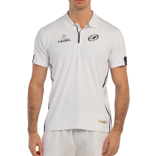 Polo Bullpadel Bogue Blanc - Esprit Padel Shop