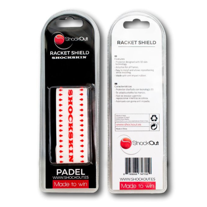 Protection de cadre Shockout Rouge - Esprit Padel Shop