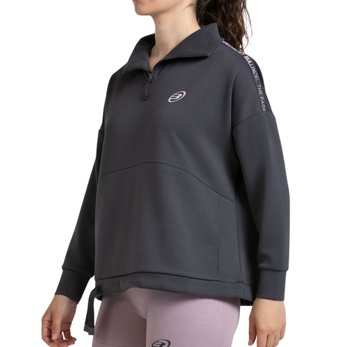 Pull Bullpadel Alasia Noir Femme - Esprit Padel Shop