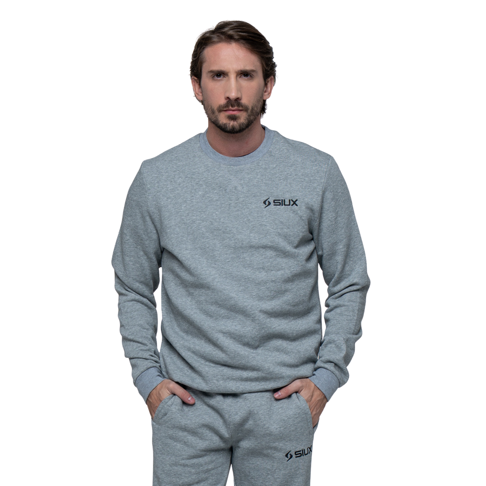 Pull Siux Basic Gris Unisexe - Esprit Padel Shop