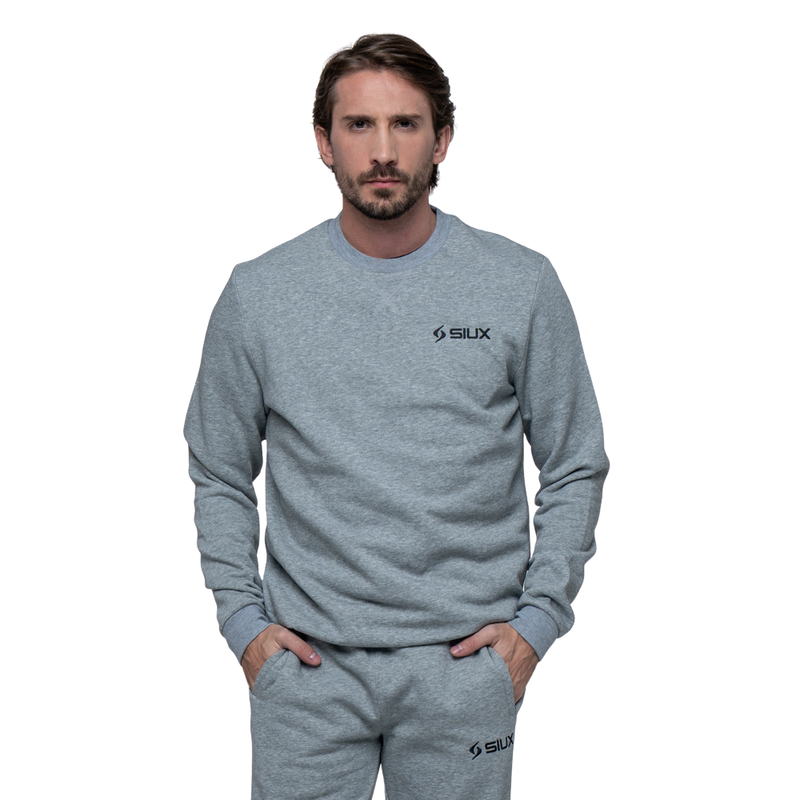 Pull Siux Basic Gris Unisexe - Esprit Padel Shop