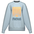 Head Rally Crewneck Sweatshirt Blue Women