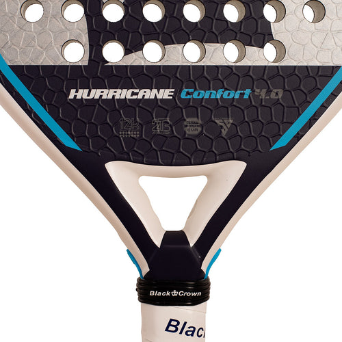 Pala de pádel Black Crown Hurricane Comfort 4.0 2027 - Esprit Padel Shop