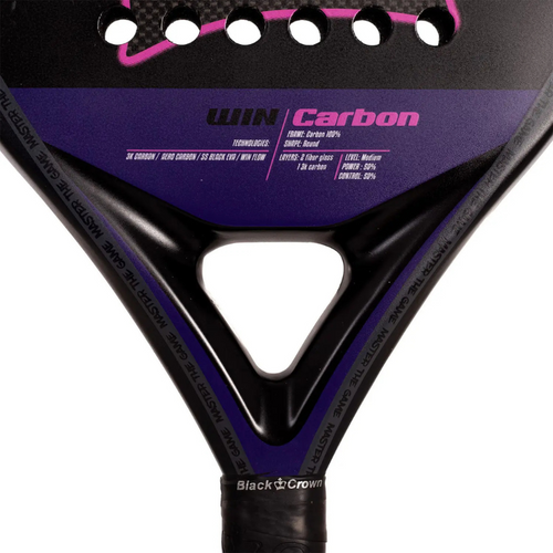 Raquette de padel Black Crown Win Carbon 2025 - Esprit Padel Shop
