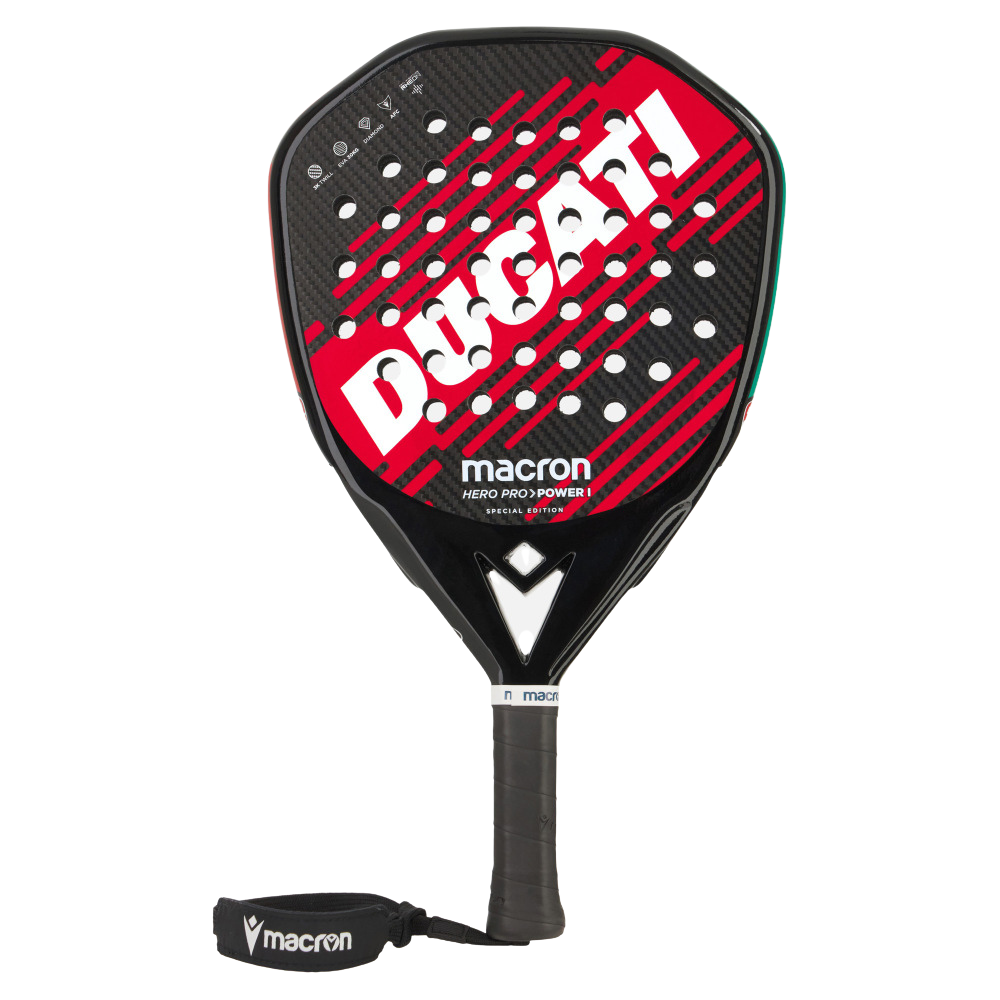 Raquette de padel Macron Hero Pro Power X Ducati - Esprit Padel Shop