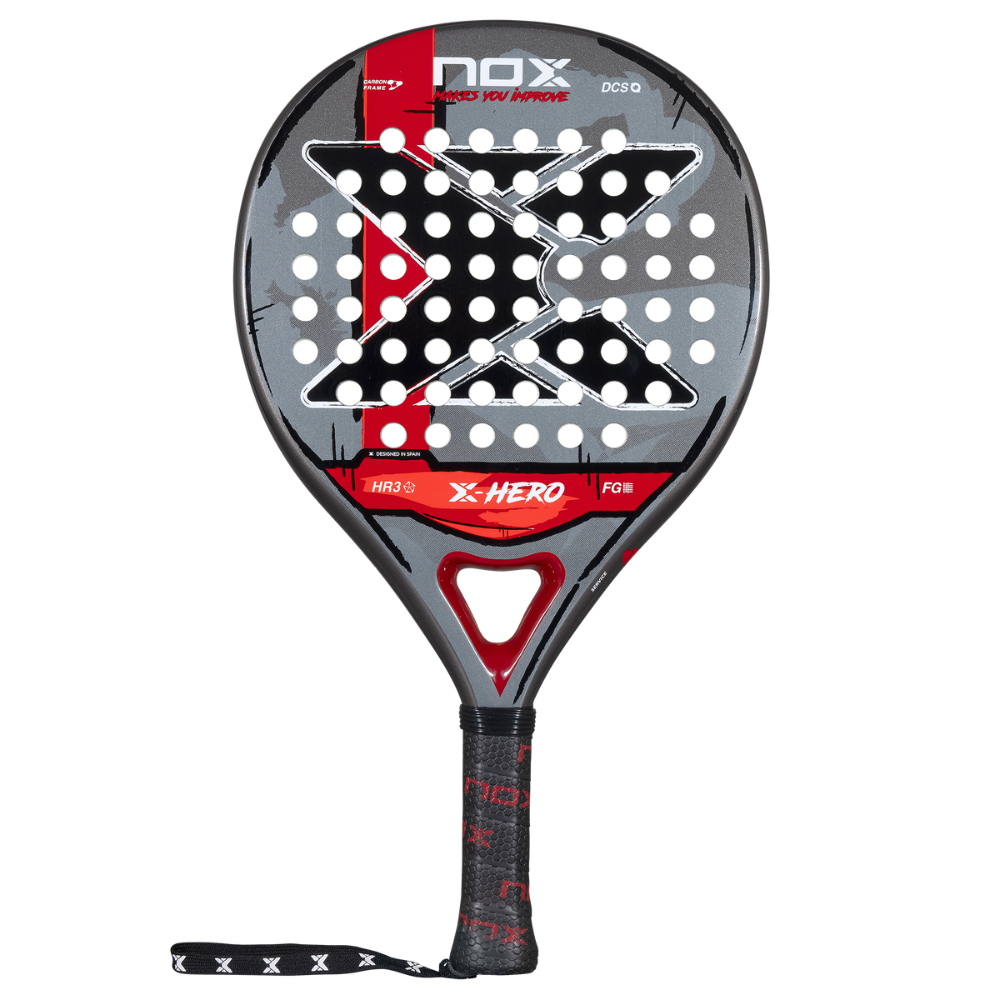 Padel Racket Rouge NOX X-HERO ROUGE 2026 | Esprit Padel Shop | Raquette de padel