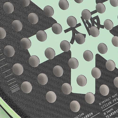 Raquette de padel Osaka Vision Pro Power Vert 2025 - Esprit Padel Shop