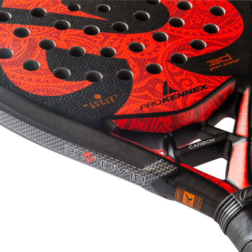 Raquette de padel Pro Kennex Black Ace Rouge - Esprit Padel Shop