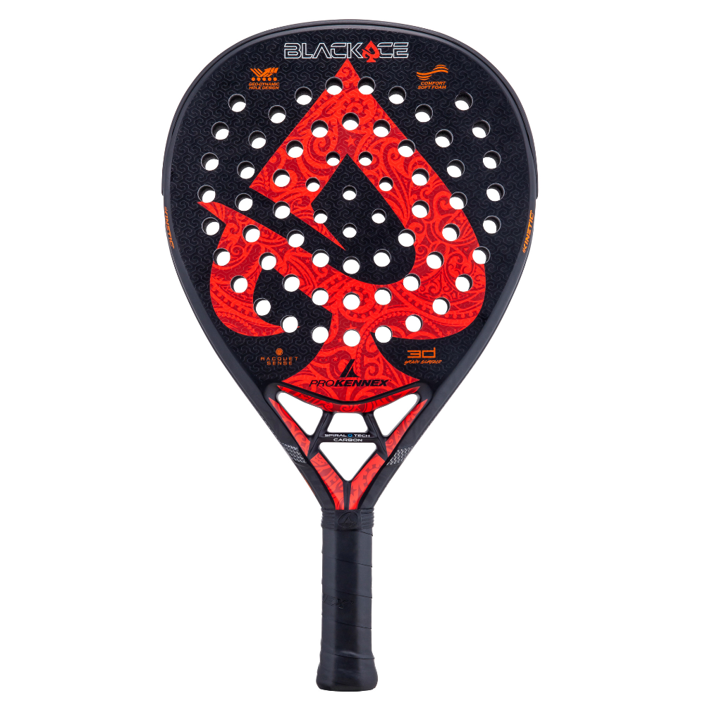 PRO KENNEX BLACK ACE ROUGE | Esprit Padel Shop | Raquette de padel