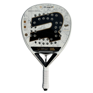 Raquette de padel Royal Padel R30 Golden White 2024 face - Esprit Padel Shop