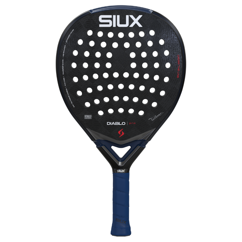 RAQUETTE DE TEST - Raquette de padel Siux Diablo Pro 5 Bleu Marine 2026 - Esprit Padel Shop