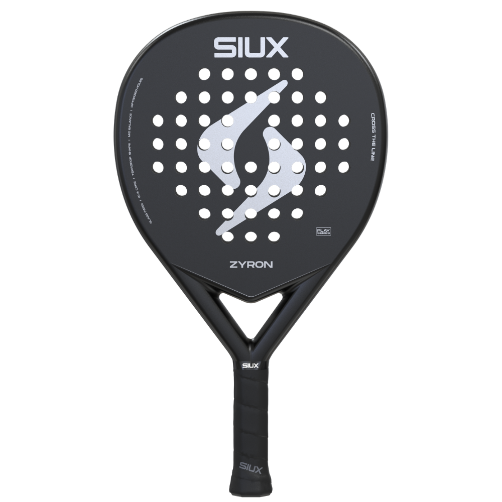 Raquete de padel Siux Zyron Antracite 2026 - Esprit Padel Shop