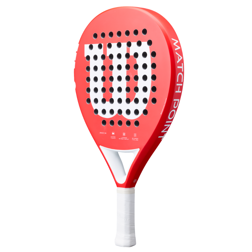 Wilson Match Point Racet WILSON MATCH POINT ROUGE 2026 | Esprit Padel Shop | Raquette de padel