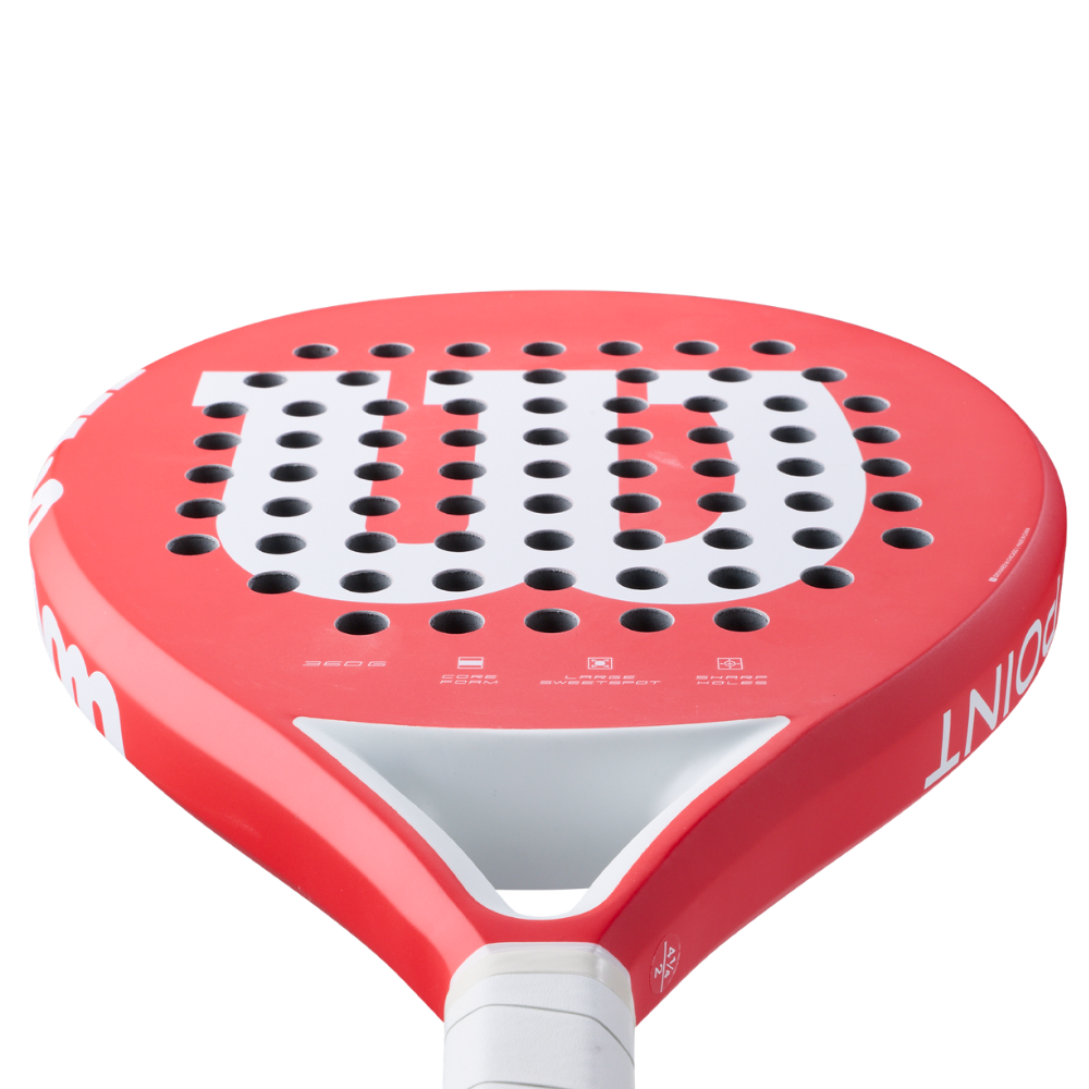 Wilson Match Point Racet WILSON MATCH POINT ROUGE 2026 | Esprit Padel Shop | Raquette de padel