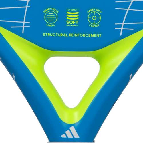 Raquette de padel Adidas Drive 3.3 bleu 2024 coeur - Esprit Padel Shop