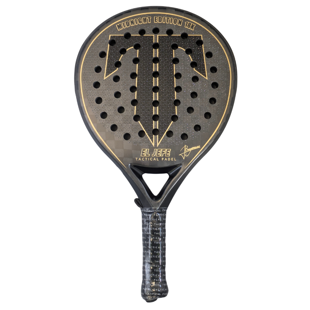 Raquette de padel Tactical Padel El Jefe 18K Midnight - Esprit Padel Shop