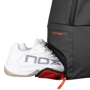 Sac à dos Nox Luxury Open Series 2024 Noir/Rouge - Esprit Padel Shop