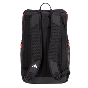 Sac à dos Adidas Protour 3.3 Orange/Noir Dos - Esprit Padel Shop