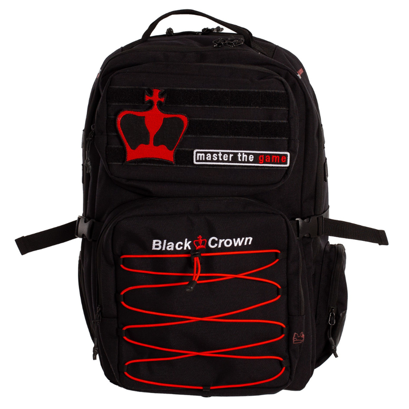 Sac à dos Black Crown Spartan Noir/Rouge - Esprit Padel Shop