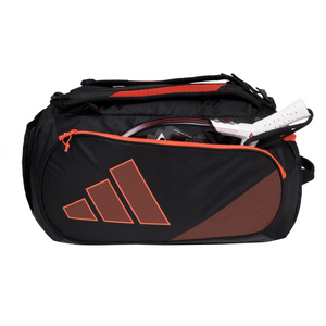 Sac de padel Adidas Protour 3.3 Orange/Noir Poche Raquette - Esprit Padel Shop