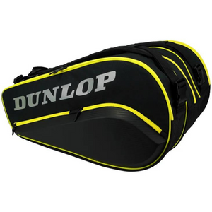 Sac de padel Dunlop Elite Jaune Face - Esprit Padel Shop