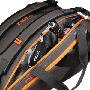 Sac de padel Nox AT10 Team 2024 Gris/Orange - Esprit Padel Shop