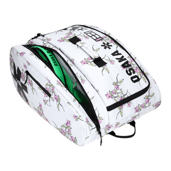 Sac de padel Osaka Padel Medium Blanc/Fleuri - Esprit Padel Shop