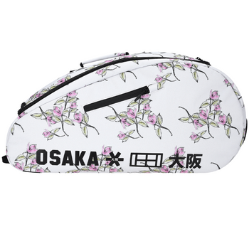 Sac de padel Osaka Padel Medium Blanc/Fleuri - Esprit Padel Shop