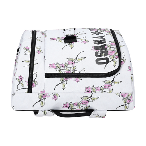 Sac de padel Osaka Padel Medium Blanc/Fleuri - Esprit Padel Shop