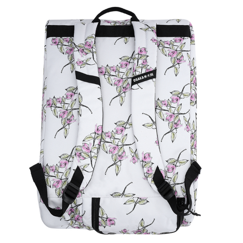 Sac de padel Osaka Padel Medium Blanc/Fleuri - Esprit Padel Shop