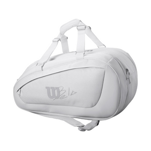 Sac de padel Wilson Bela Super Tour Blanc 2024 Face - Esprit Padel Shop