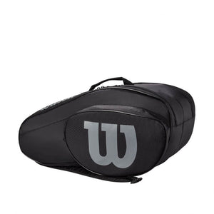 Sac de padel Wilson Team Padel Bag Noir Face - Esprit Padel Shop