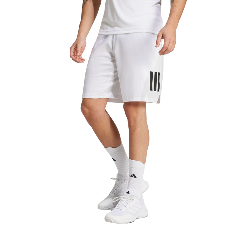 Short Adidas Club 3 Stripes Blanc - Esprit Padel Shop