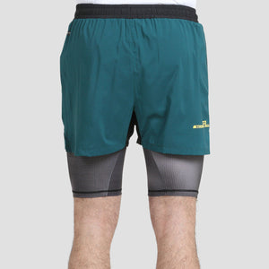 Short Bullpadel Omiso Vert dos - Esprit Padel Shop