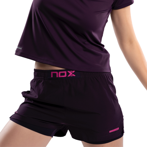 Short Nox Pro Violet Femme - Esprit Padel Shop