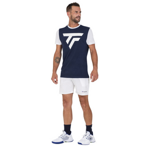 Short Tecnifibre Stretch Blanc porté - Esprit Padel Shop