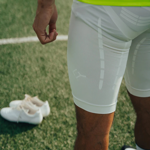 Short de Compression Floky Activator Blanc - Esprit Padel Shop 