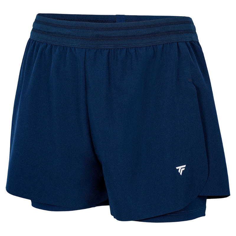 Short Tecnifibre Team Stretch Bleu Marine Femme - Esprit Padel Shop