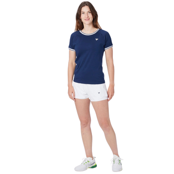 Short Tecnifibre Team Stretch Blanc Femme - Esprit Padel Shop